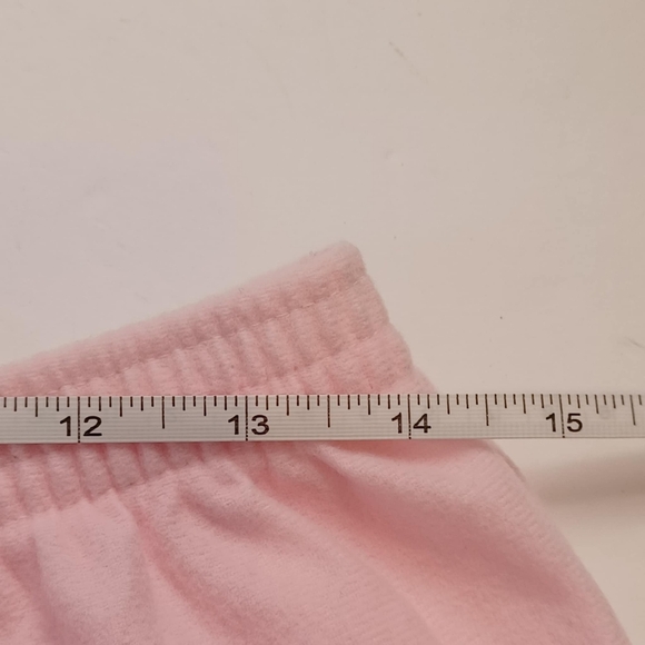 Vtg Katz W/Tags PJs Wns Lg  Pink Embroidered Flowers Eyelets PJ's 2 Piece Granny - Picture 6 of 11